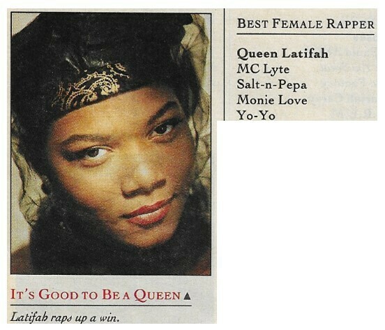 Queen Latifah / It&#39;s Good to be a Queen (Readers&#39; Picks) | Magazine Photo | March 1992