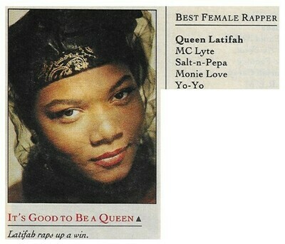 Queen Latifah / It&#39;s Good to be a Queen (Readers&#39; Picks) | Magazine Photo | March 1992