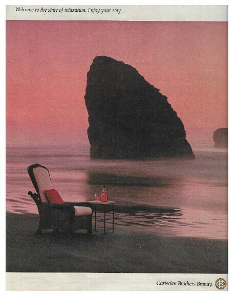 Christian Brothers (Brandy) / Welcome to the State of Relaxation. Enjoy Your Stay. | Magazine Ad | March 1992