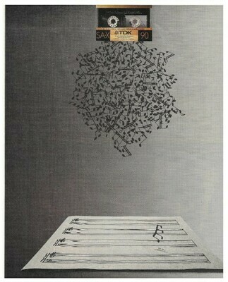 TDK / The Tape Music Sticks to Better | Magazine Ad | March 1992