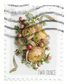 United States / 2017 | Celebration Corsage (70 cents) | Wedding Series | Postage Stamp