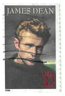 United States / 1996 | James Dean (32 cents) | Legends of Hollywood Series | Postage Stamp
