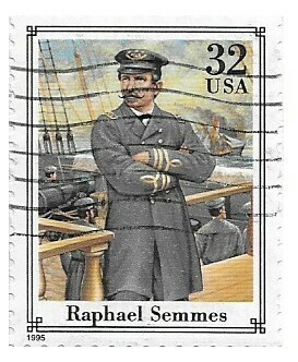 United States / 1995 | Raphael Semmes (32 cents) | Civil War Series | Postage Stamp