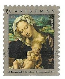 United States / 2013 | Virgin and Child | Traditional Christmas Series | Postage Stamp