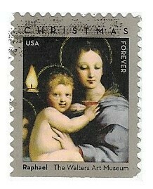 United States / 2011 | Madonna of the Candelabra | Traditional Christmas Series | Postage Stamp