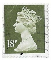 Great Britain / 1988 | Queen Elizabeth II - Decimal Machin (18p) | Postage Stamp