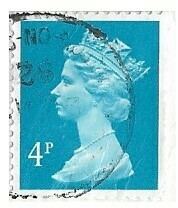 Great Britain / 1988 | Queen Elizabeth II - Decimal Machin (4p) | Postage Stamp
