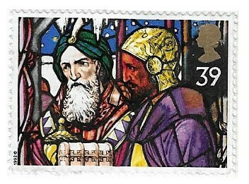 Great Britain / 1992 | Kings with Frankincense and Myrrh - Our Lady and St. Peter | Postage Stamp
