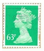 Great Britain / 1996 | Queen Elizabeth II - Decimal Machin (63p) | Postage Stamp