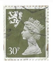 Great Britain / 1993 | Queen Elizabeth II - Machin Portrait (30p) | Postage Stamp | Scotland
