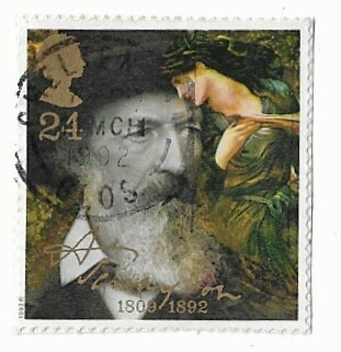 Great Britain / 1992 | Tennyson in 1888 and &#39;The Beguiling of Merlin&#39; (24p) | Postage Stamp
