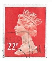 Great Britain / 1991 | Queen Elizabeth II - Decimal Machin (22p) | Postage Stamp