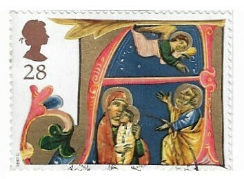 Great Britain / 1991 | Holy Family and Angel (28p) | Postage Stamp