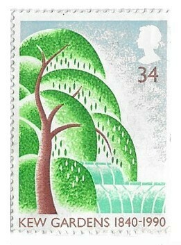 Great Britain / 1990 | Tree and Palm House (34p) | Postage Stamp