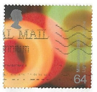 Great Britain / 2000 | Multicoloured Lights (Lighting Croydon&#39;s Skyline) (64p) | Postage Stamp