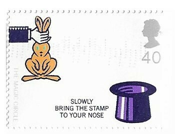 Great Britain / 2005 | Rabbit Out of Hat Trick (40p) | Postage Stamp