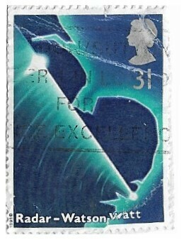 Great Britain / 1991 | Radar Sweep of East Angila (31p) | Postage Stamp