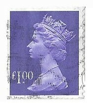 Great Britain / 1997 | Queen Elizabeth - Decimal Machin (1 £) | Postage Stamp