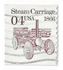 United States / 1991 | Steam Carriage 1866 (4￠) | Postage Stamp
