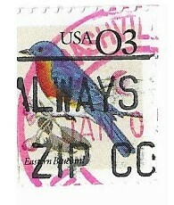 United States / 1991 | Eastern Bluebird (3￠) | Postage Stamp