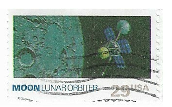 United States / 1991 | Moon - Lunar Orbiter (29￠) | Postage Stamp