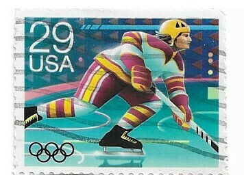 United States / 1992 | Hockey - Winter Olympics (29￠) | Postage Stamp