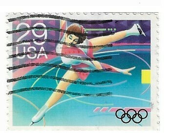 United States / 1992 | Figure Skating - Winter Olympics (29￠) | Postage Stamp