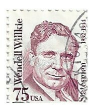 United States / 1992 | Wendell Willkie (75￠) | Postage Stamp