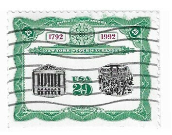 United States / 1992 | New York Stock Exchange - 200th Anniversary (29￠) | Postage Stamp