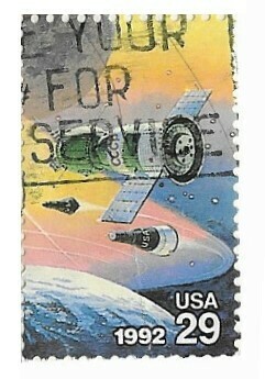 United States / 1992 | Soyuz, Mercury and Gemini Spacecraft (29￠) | Postage Stamp