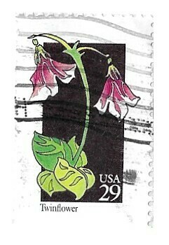 United States / 1992 | Twinflower (29￠) | Postage Stamp