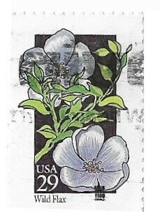 United States / 1992 | Wild Flax (29￠) | Postage Stamp