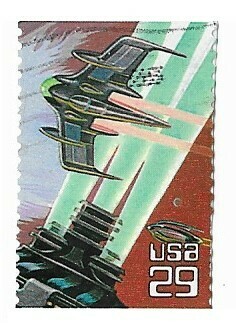 United States / 1993 | Space Fantasy #4 (29￠) | Postage Stamp