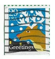 United States / 1993 | Greetings: Red-Nosed Reindeer (29￠) | Postage Stamp