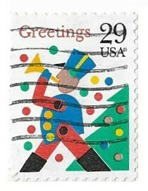 United States / 1993 | Greetings: Toy Soldier Blowing Horn (29￠) | Postage Stamp