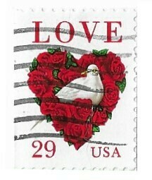 United States / 1994 | Love - Dove and Roses (29￠) | Postage Stamp