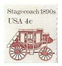 United States / 1986 | Stagecoach 1890s (4￠) | Postage Stamp