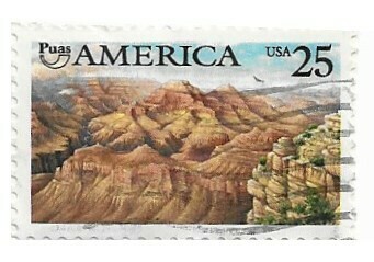United States / 1990 | Puas America - Grand Canyon (25￠) | Postage Stamp