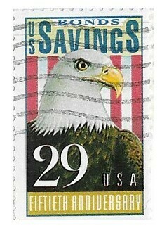 United States / 1991 | U.S. Savings Bonds - Bald Eagle (29￠) | Postage Stamp