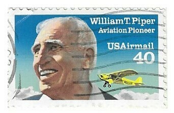 United States / 1991 | William T. Piper (40￠ Airmail) | Postage Stamp