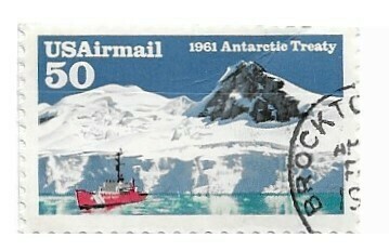 United States / 1991 | 1961 Antarctic Treaty (50￠ Airmail) | Postage Stamp