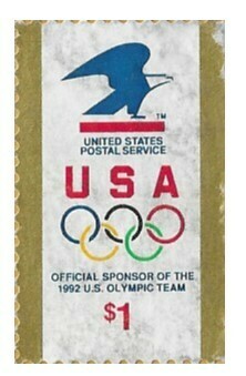 United States / 1991 | Eagle Logo - Olympics ($1.00) | Postage Stamp
