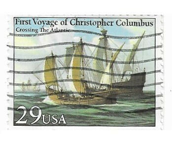 United States / 1992 | Columbus: Crossing the Atlantic (29￠) | Postage Stamp
