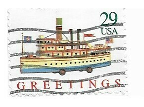 United States / 1992 | Greetings: Toy Ship (29￠) | Postage Stamp