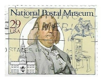 United States / 1993 | National Postal Museum - Benjamin Franklin (29￠) | Postage Stamp