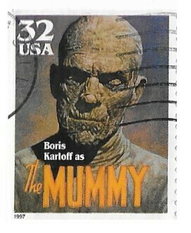 United States / 1997 | Boris Karloff as The Mummy (32￠) | Postage Stamp