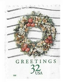 United States / 1998 | Greetings: Victorian Wreath (32￠) | Postage Stamp