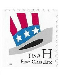 United States / 1998 | Uncle Sam's Hat - "H" (First-Class Rate) | Postage Stamp
