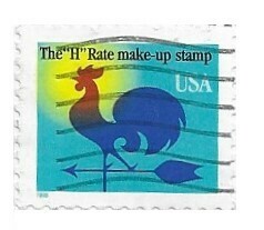 United States / 1998 | The "H" Rate Make-Up Stamp (1￠) | Postage Stamp