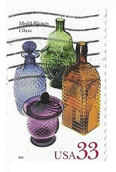 United States / 1999 | Mold-Blown Glass (33￠) | Postage Stamp